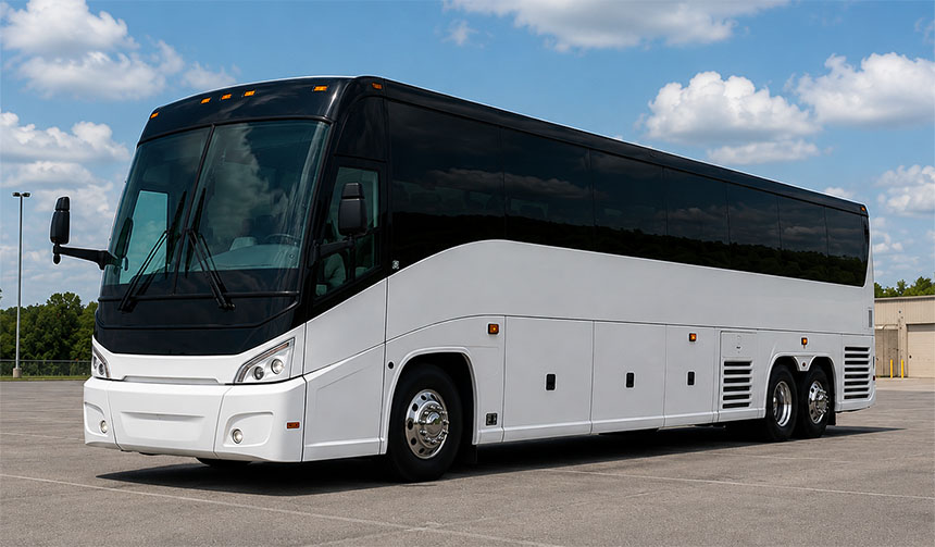 56-passenger charter bus available in Buford, GA